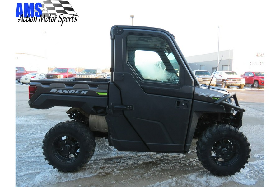 2023 Polaris RANGER XP 1000 Premium Super Graphite with Lifted Lime Accents