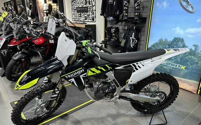 2024 Triumph TF 250-X Racing/Yellow/Black/White