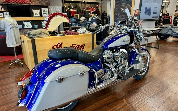 2023 Indian Motorcycle® Springfield® Spirit Blue Metallic / Silver Quartz Metallic