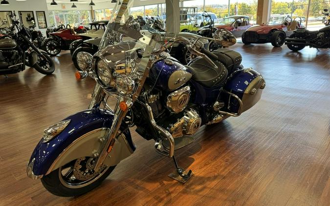 2023 Indian Motorcycle® Springfield® Spirit Blue Metallic / Silver Quartz Metallic