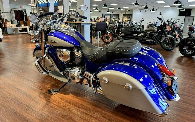 2023 Indian Motorcycle® Springfield® Spirit Blue Metallic / Silver Quartz Metallic