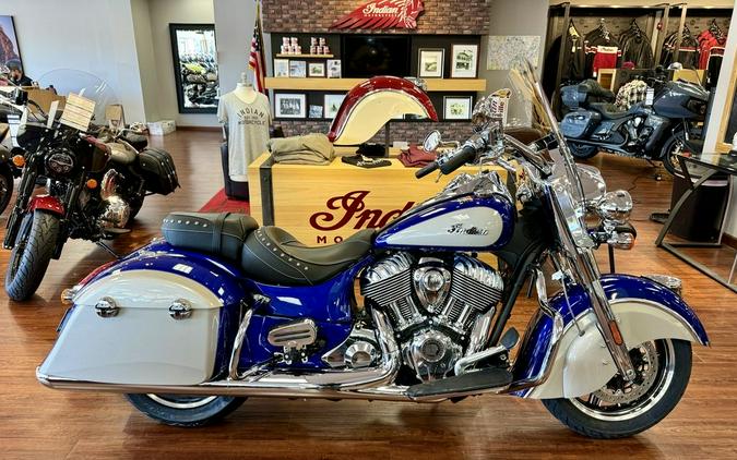 2023 Indian Motorcycle® Springfield® Spirit Blue Metallic / Silver Quartz Metallic