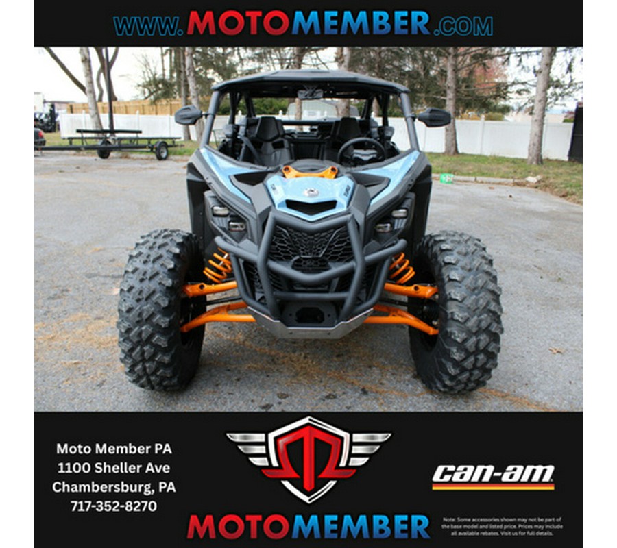 2026 Can-Am Maverick X3 MAX DS Turbo Scandi Blue & Orange Crus