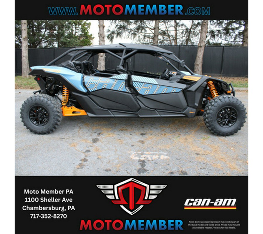 2026 Can-Am Maverick X3 MAX DS Turbo Scandi Blue & Orange Crus