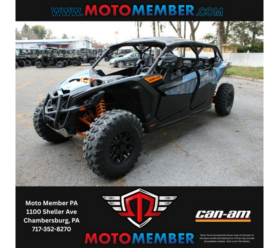 2026 Can-Am Maverick X3 MAX DS Turbo Scandi Blue & Orange Crus