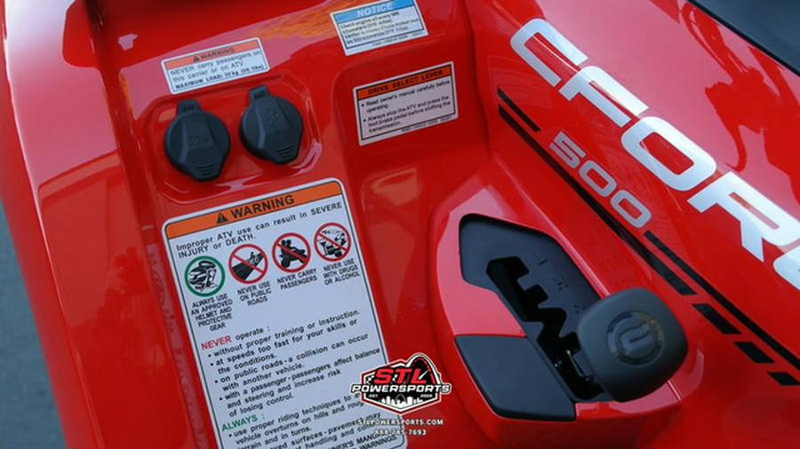 2026 CFMOTO CFORCE 500 - MAGMA RED