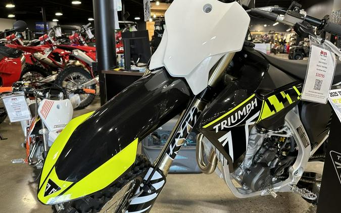 2024 Triumph TF 250-X Racing/Yellow/Black/White