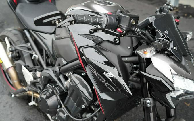2023 Kawasaki Z900 ABS Metallic Black/Graphite Gray/Flat Black