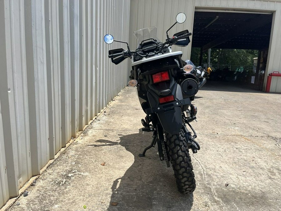 2025 Kawasaki KLR 650 Pearl Crystal WhiteMetallic Carbon Gray