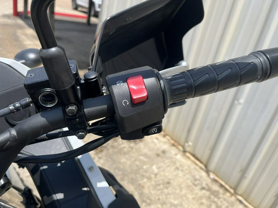 2025 Kawasaki KLR 650 Pearl Crystal WhiteMetallic Carbon Gray