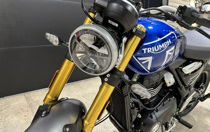 2024 Triumph Speed 400 Caspian Blue / Storm Grey