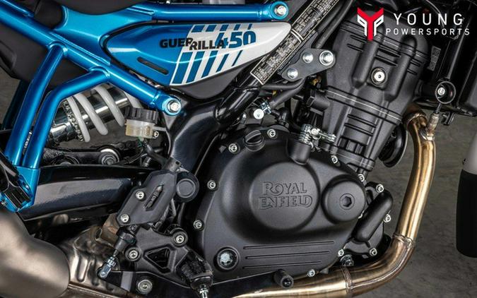 2026 Royal Enfield Guerrilla 450 Brava Blue