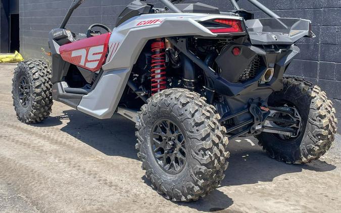 2024 Can-Am® Maverick X3 DS Turbo Fiery Red & Hyper Silver