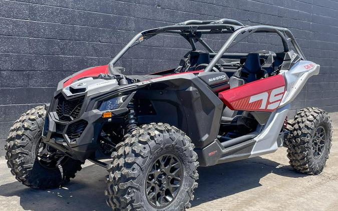 2024 Can-Am® Maverick X3 DS Turbo Fiery Red & Hyper Silver