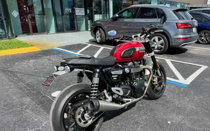 2022 Triumph Speed Twin Red Hopper