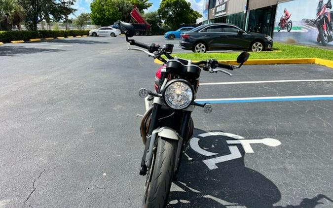 2022 Triumph Speed Twin Red Hopper