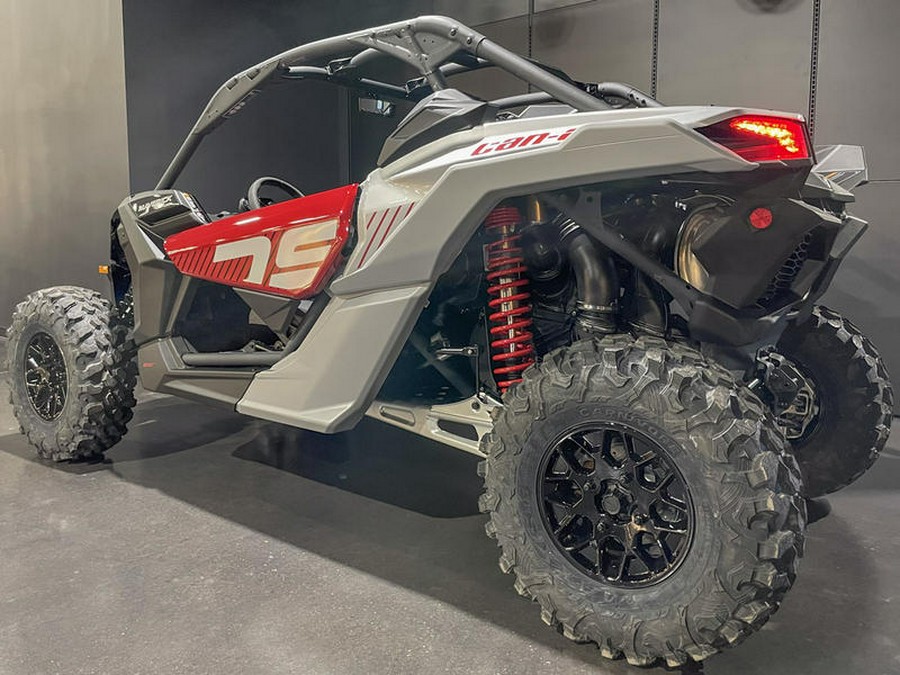 2024 Can-Am® Maverick X3 DS Turbo Fiery Red & Hyper Silver