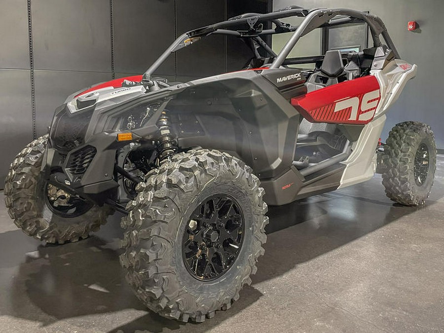 2024 Can-Am® Maverick X3 DS Turbo Fiery Red & Hyper Silver