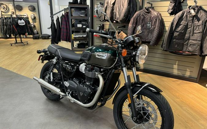 2024 Triumph Bonneville T100 Competition Green/Ironstone