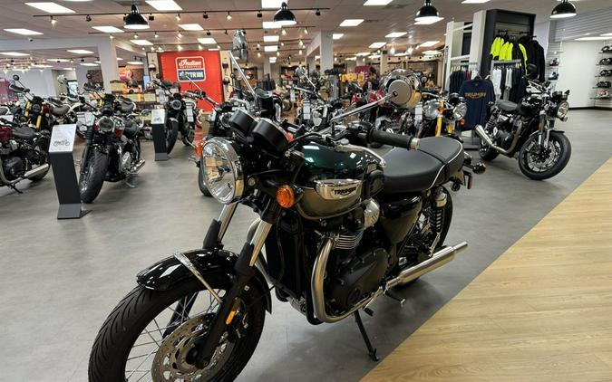 2024 Triumph Bonneville T100 Competition Green/Ironstone