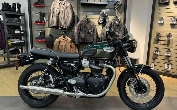 2024 Triumph Bonneville T100 Competition Green/Ironstone