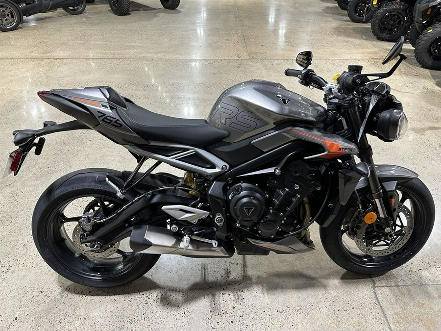 2024 Triumph Street Triple 765 RS Silver Ice