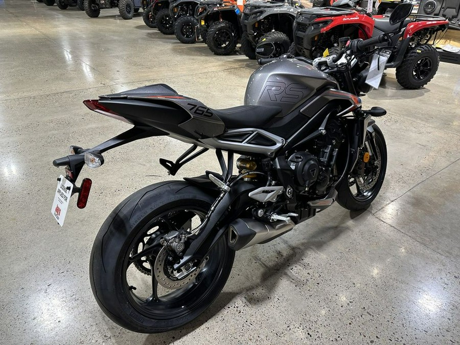 2024 Triumph Street Triple 765 RS Silver Ice