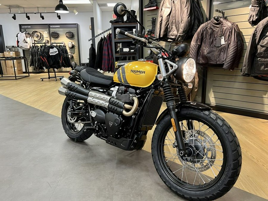 2024 Triumph Scrambler 900 Cosmic Yellow/Graphite