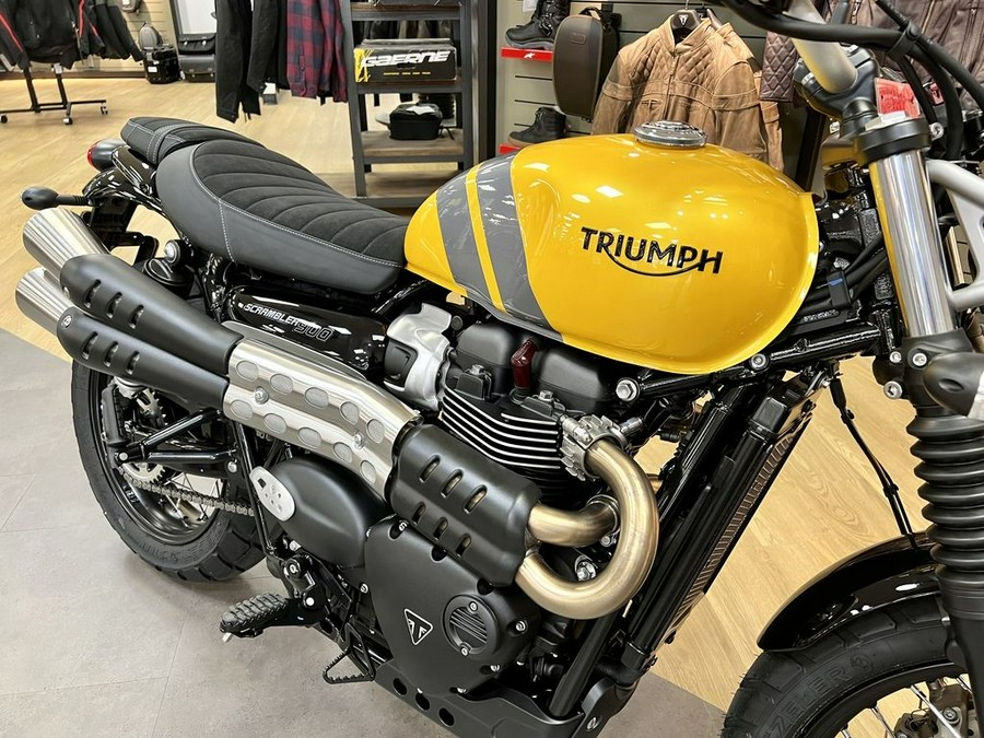 2024 Triumph Scrambler 900 Cosmic Yellow/Graphite