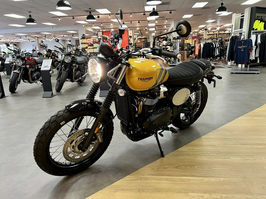 2024 Triumph Scrambler 900 Cosmic Yellow/Graphite