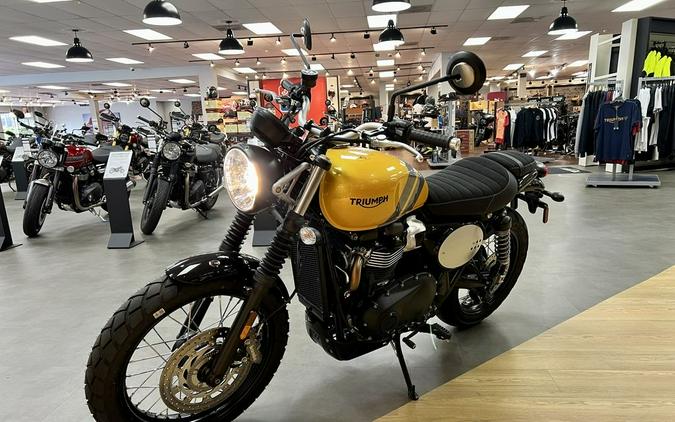 2024 Triumph Scrambler 900 Cosmic Yellow/Graphite