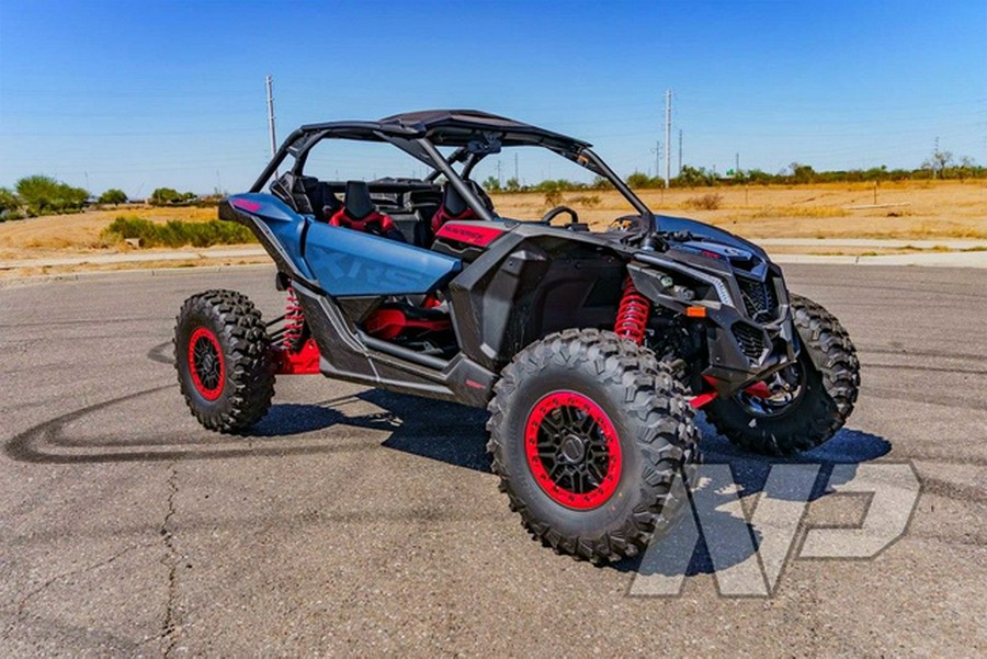 2026 Can-Am Maverick X3 X rs Turbo RR Dusty Navy_4.5 in
