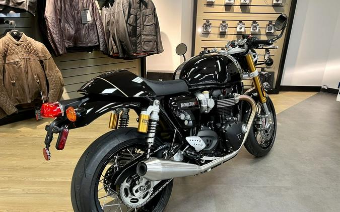 2024 Triumph Thruxton RS Jet Black / Silver Ice