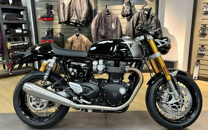 2024 Triumph Thruxton RS Jet Black / Silver Ice