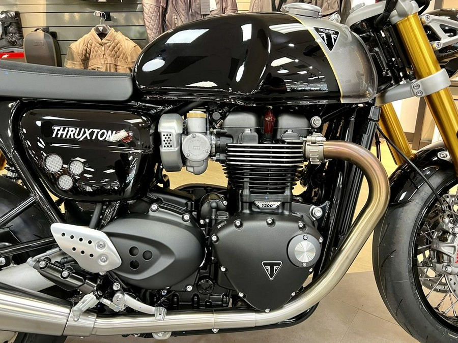 2024 Triumph Thruxton RS Jet Black / Silver Ice