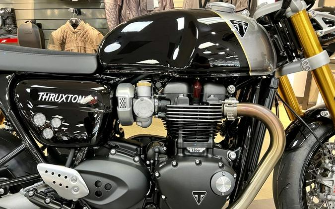 2024 Triumph Thruxton RS Jet Black / Silver Ice