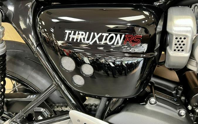 2024 Triumph Thruxton RS Jet Black / Silver Ice