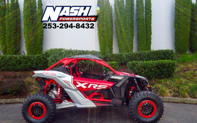 2025 Can-Am® Maverick X3 X rs Turbo RR with Smart-Shox Fiery Red & Hyper Silver