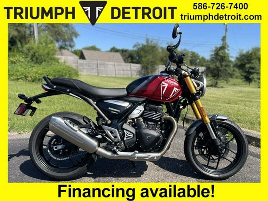 2024 Triumph Speed 400 Carnival Red / Phantom Black