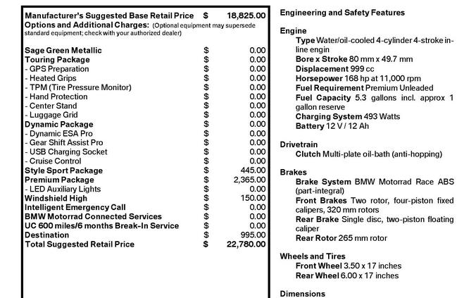 2026 BMW S 1000 XR