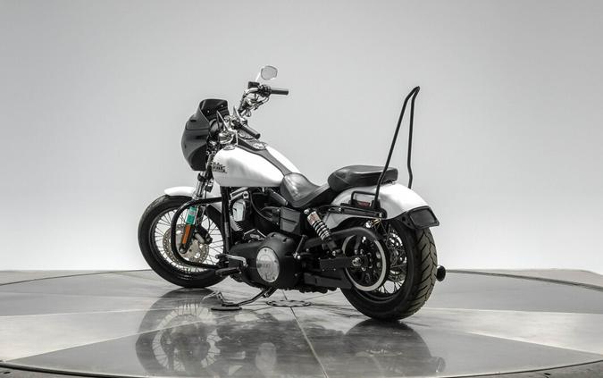 2016 HARLEY-DAVIDSON FXDB103 STREET BOB 103 in Crushed Ice Pearl