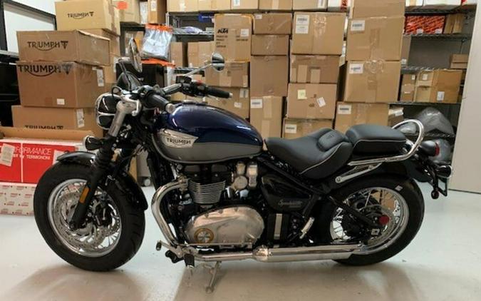 2024 Triumph Bonneville Speedmaster Pacific Blue/Silver Ice