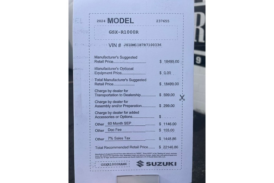 2024 Suzuki GSXR1000RAM4