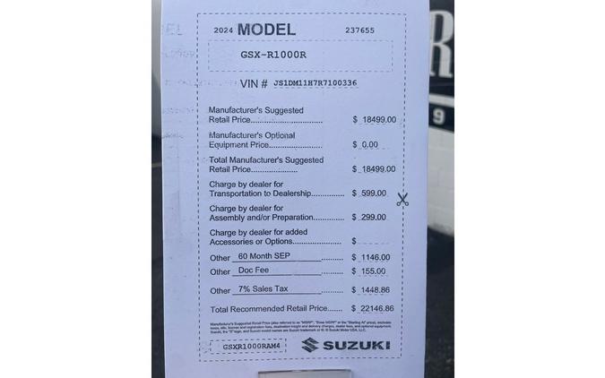 2024 Suzuki GSXR1000RAM4
