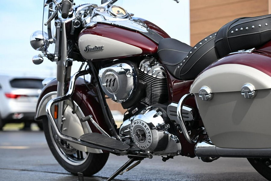 2025 Indian Motorcycle® Springfield® Maroon Metallic/Silver Quartz Metallic