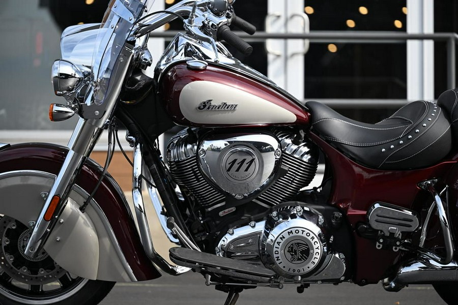 2025 Indian Motorcycle® Springfield® Maroon Metallic/Silver Quartz Metallic