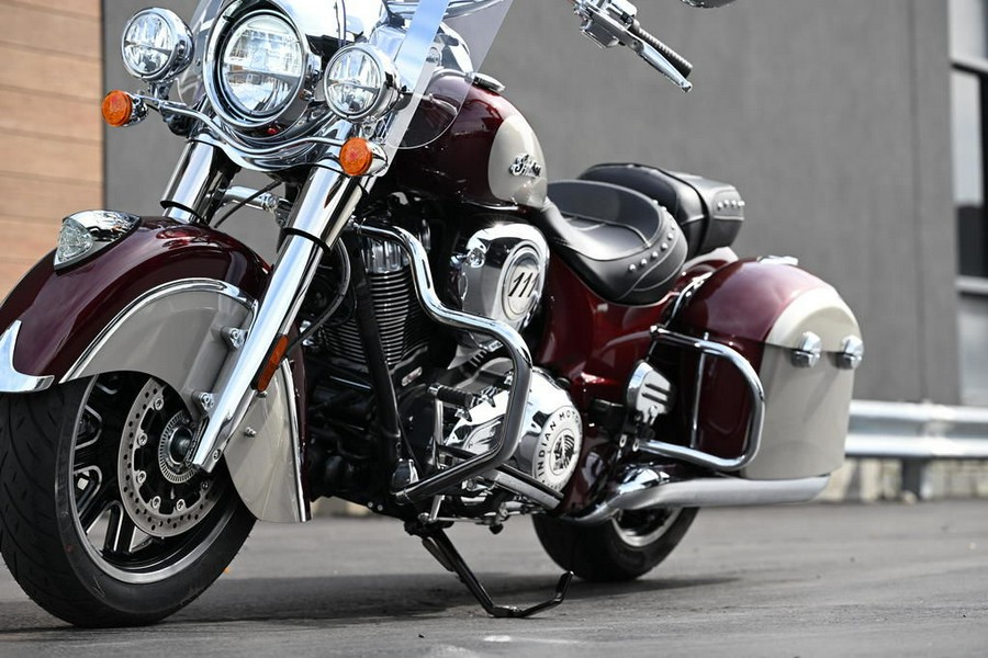 2025 Indian Motorcycle® Springfield® Maroon Metallic/Silver Quartz Metallic