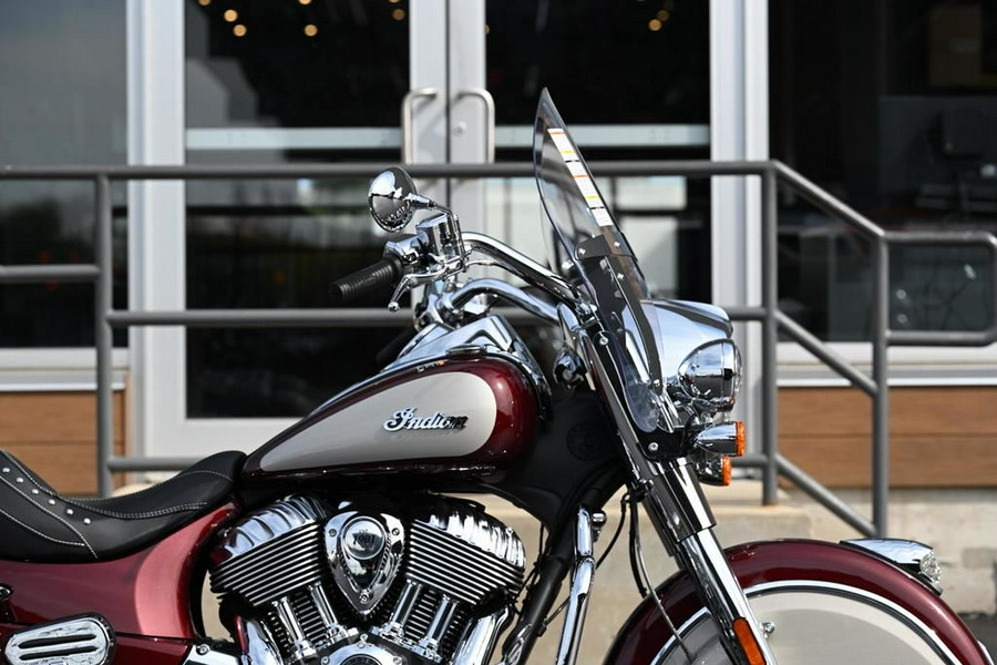 2025 Indian Motorcycle® Springfield® Maroon Metallic/Silver Quartz Metallic