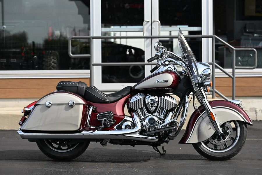 2025 Indian Motorcycle® Springfield® Maroon Metallic/Silver Quartz Metallic