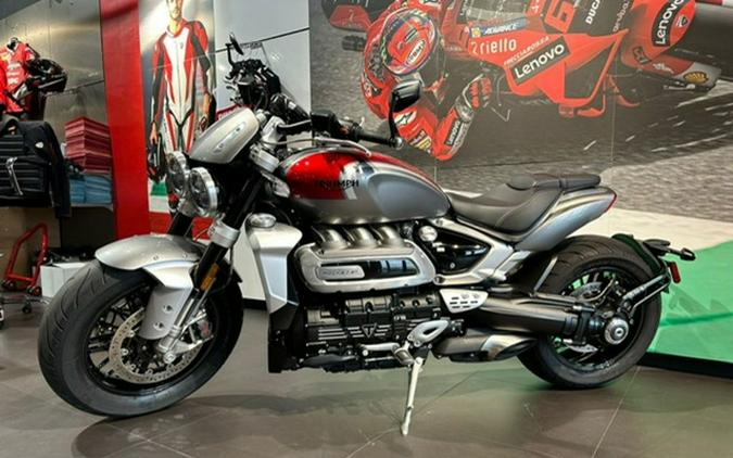 2022 Triumph Rocket 3 R Silver Ice Cranberry Red